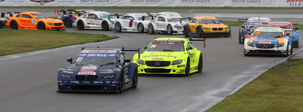 Christian Sørensen i front.
(Foto: Motorsporten.dk)